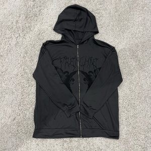 Angel print zip up (thin)